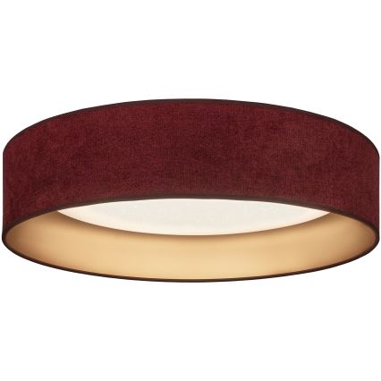 Brilagi - Plafonnier LED dimmable VELVET SMARTIX STARS LED/24W/230V 3000-6000K Ø 45 cm bordeaux/doré Wi-Fi Tuya Beacon + télécommande