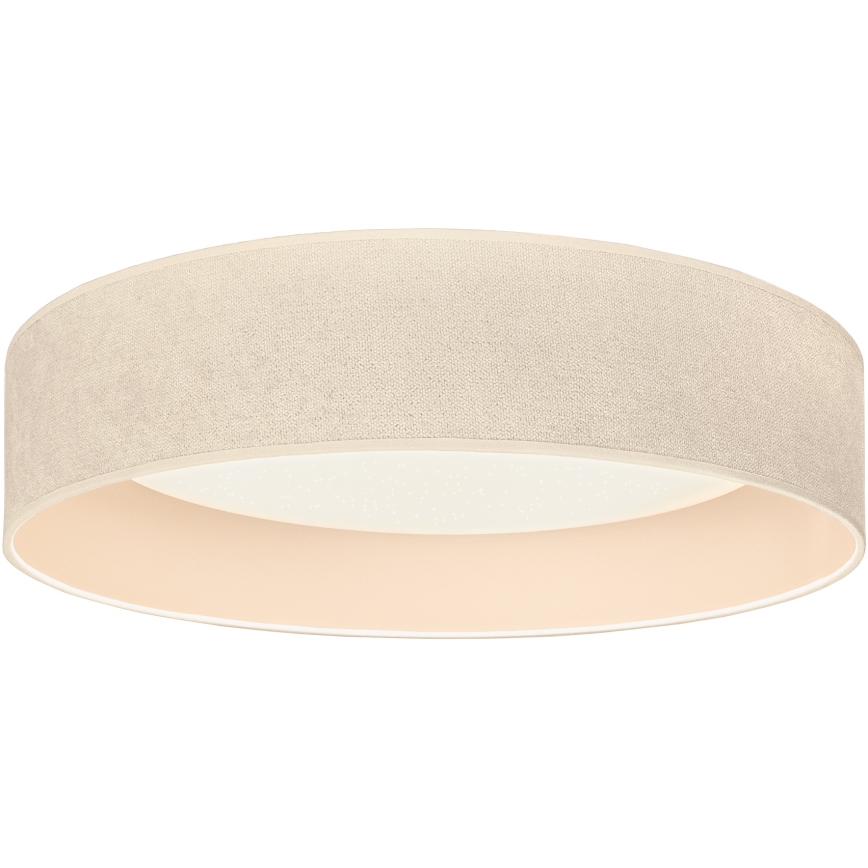Brilagi - Plafonnier LED dimmable VELVET SMARTIX STARS LED/24W/230V 3000-6000K Ø 45 cm crème Wi-Fi Tuya Beacon + télécommande