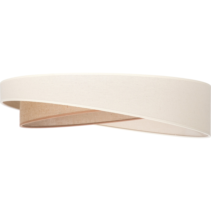 BRILAGI - Plafonnier LED dimmable VELVET TWIST LED/36W/230V 3000-6000K Ø 65 cm Wi-Fi Tuya Beacon crème/beige + télécommande