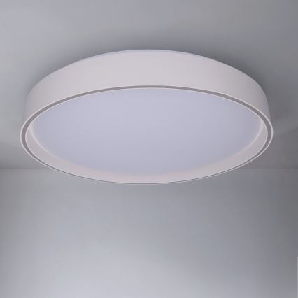 Brilagi - Plafonnier LED dimmable NANCI 60W/230V 3000–6500K Ø 49 cm blanc + télécommande