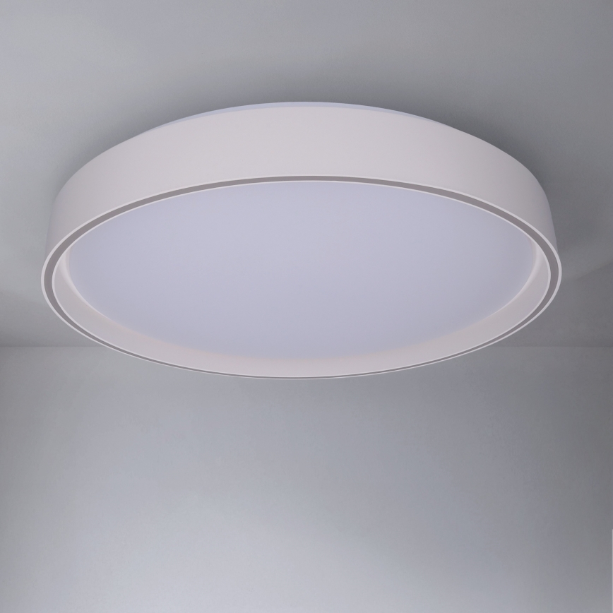 Brilagi - Plafonnier LED dimmable NANCI 60W/230V 3000–6500K Ø 49 cm blanc + télécommande