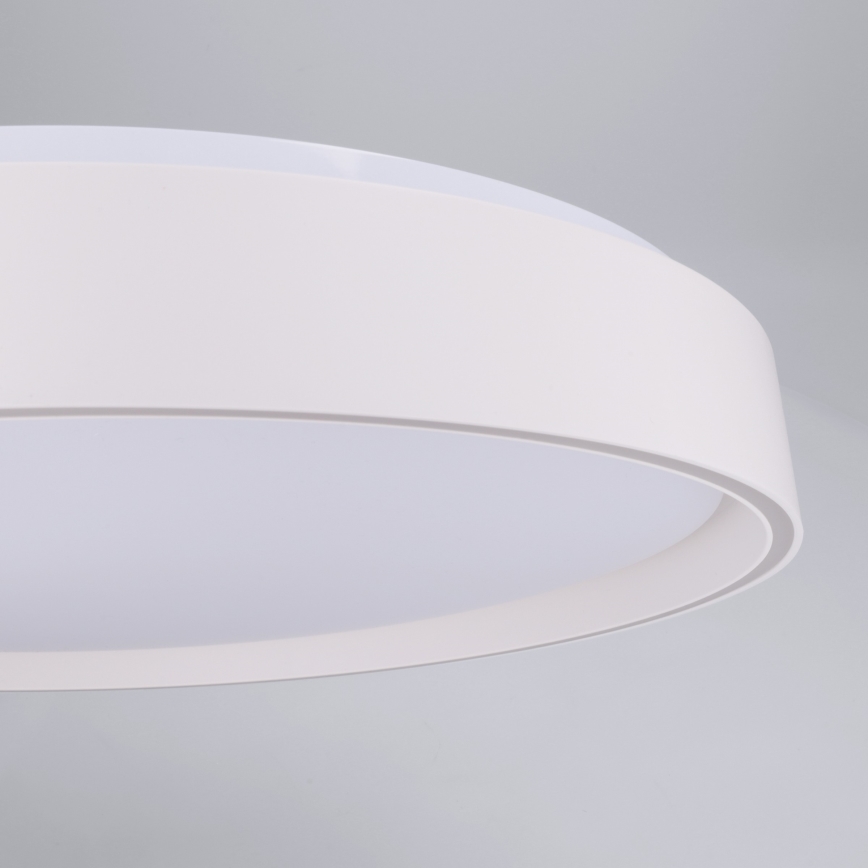 Brilagi - Plafonnier LED dimmable NANCI 60W/230V 3000–6500K Ø 49 cm blanc + télécommande