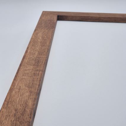 Brilagi - Plafonnier LED de salle de bains WOODY FRAME LED/40W/230V 120x30 cm IP44 chêne-cerisier