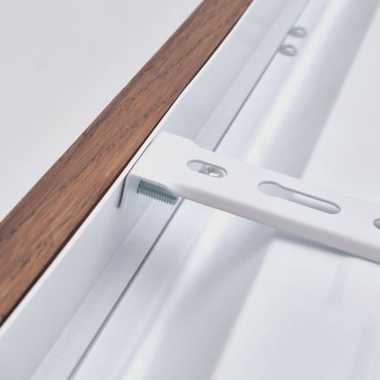 Brilagi - Plafonnier LED de salle de bains WOODY FRAME LED/40W/230V 120x30 cm IP44 chêne-cerisier