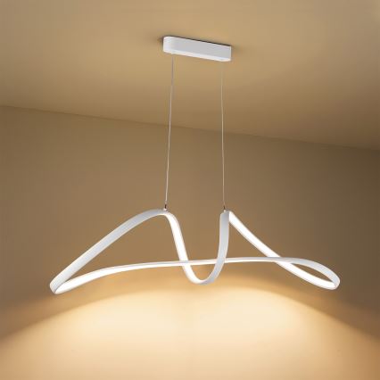 Brilagi - Suspension LED dimmable sur câble TWISTER LED/60W/230V 3000-6000K blanc + télécommande