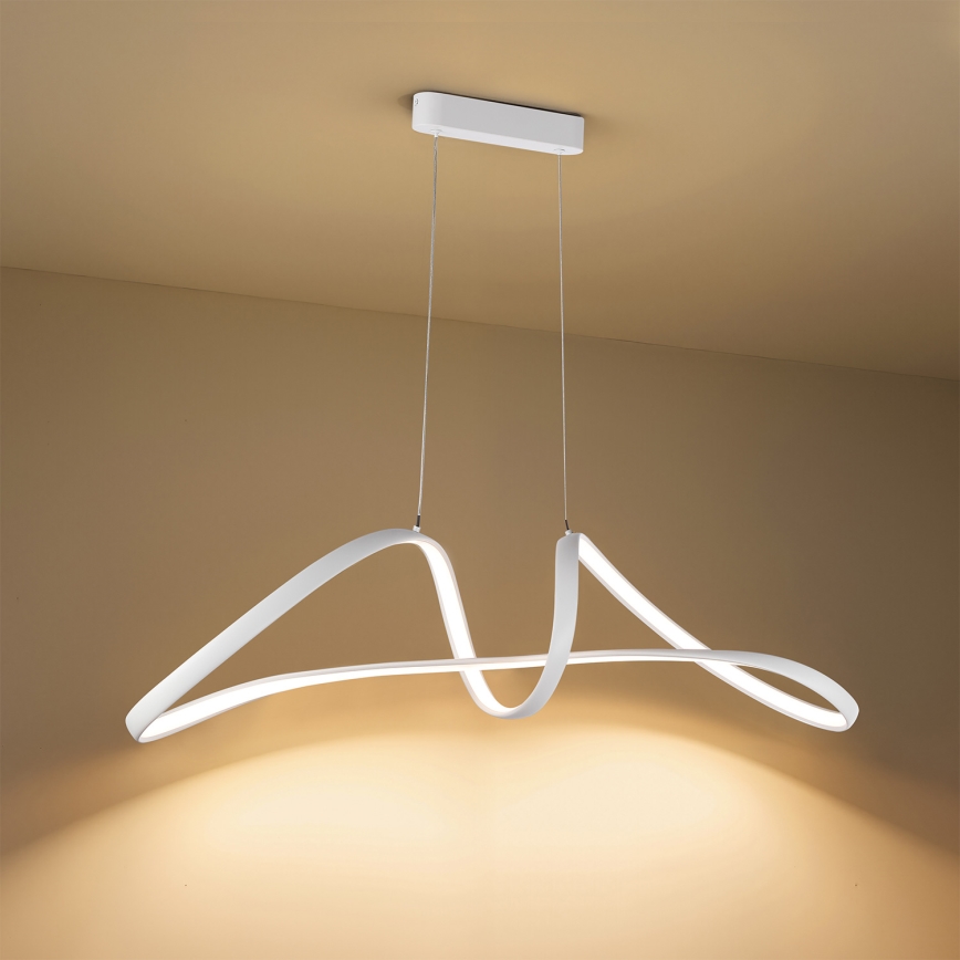 Brilagi - Suspension LED dimmable sur câble TWISTER LED/60W/230V 3000-6000K blanc + télécommande