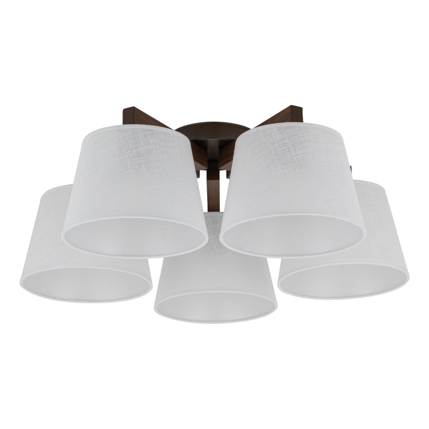 BRILAGI - LED Lustre monté en surface LATTE 5xE27/15W/230V pin/blanc