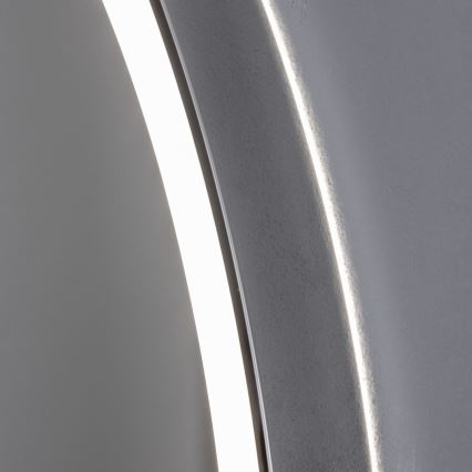 Brilagi - Miroir chauffant pour salle de bains à LED à intensité variable, rétroéclairé ALU PRO LED/18W/230V Ø 60 cm 3000/4000/6500K IP44 chrome brillant CRI 90