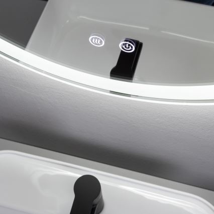 Brilagi - Miroir chauffant LED pour salle de bains AVA ECO LED/11,5W/230V Ø 60 cm IP44 CRI 90 dimmable + CCT
