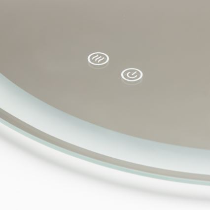 Brilagi - Miroir chauffant LED pour salle de bains AVA ECO LED/11,5W/230V Ø 60 cm IP44 CRI 90 dimmable + CCT
