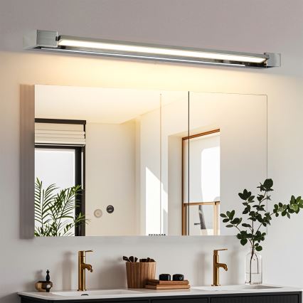 Brilagi - Éclairage LED pour miroir de salle de bains AQUA LINE LED/24W/230V 90 cm IP44 finition chromée brillante IRC 90