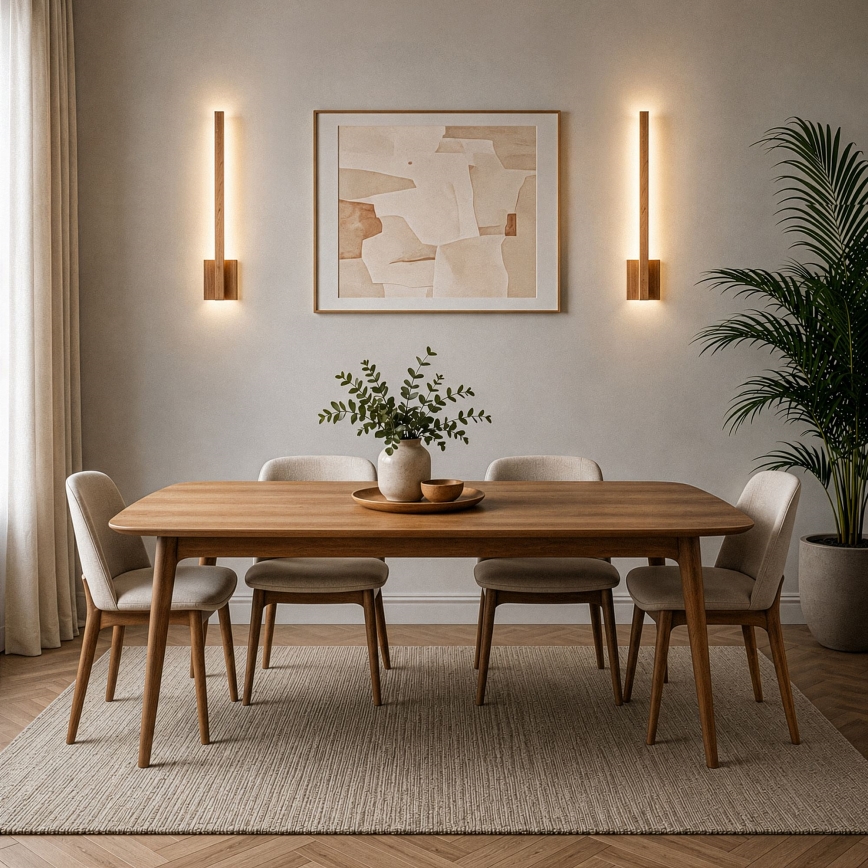 BRILAGI - LED Muurlamp GARDALINE LED/90W/230V 100 cm eiken