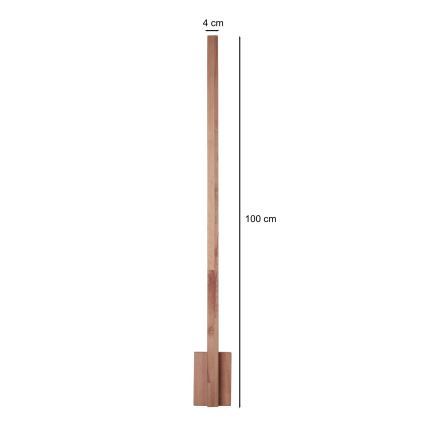 BRILAGI - LED Muurlamp GARDALINE LED/90W/230V 100 cm eiken