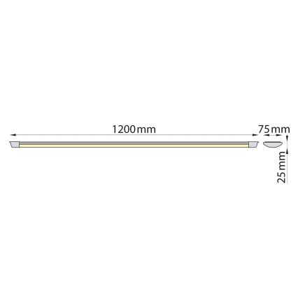 Brilagi - LED Onder keukenkast verlichting AVERO LED/32W/230V 120 cm