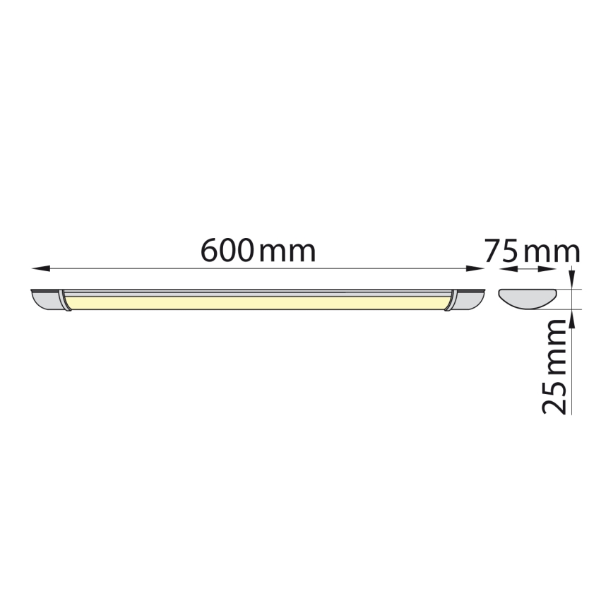Brilagi - LED Onder keukenkast verlichting LUMA LED/16W/230V 60 cm