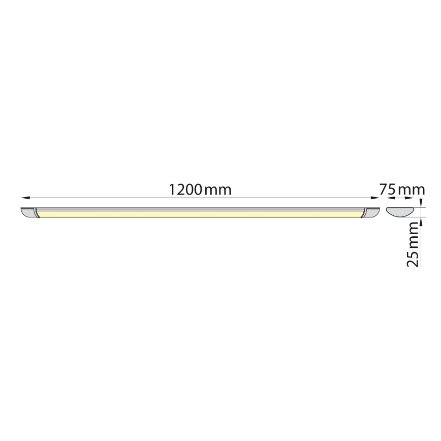 Brilagi - LED Onder keukenkast verlichting LUMA LED/32W/230V 120 cm