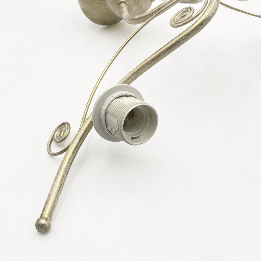 Brilagi - LED-opbouwkroonluchter ANTICO 3xE27/60W/230V 3000K witte patina