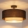 Brilagi - LED-opbouwkroonluchter BOHO ECO 1xE27/10W/230V Ø 40 cm bruin/crème