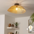 BRILAGI - LED opbouwkroonluchter CERIA BOHO 1xE27/40W/230V Ø 50 cm bruin