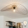 Brilagi - LED opbouwkroonluchter CERIA WIRE 1xE27/40W/230V 60x80 cm brons/eiken