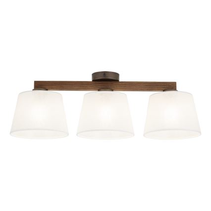 BRILAGI - LED Opbouwkroonluchter LATTE 3xE27/15W/230V grenen/wit
