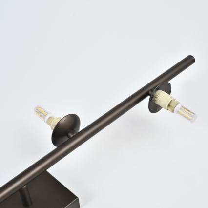 Brilagi - LED opbouwkroonluchter MILLA 4xG9/3W/230V bruin/rookbruin