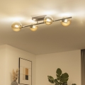 Brilagi - LED opbouwkroonluchter MILLA 4xG9/3W/230V zwart chroom/goud