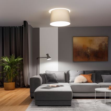 Brilagi - LED opbouwlamp CERIA 1xE27/40W/230V Ø 45 cm grijs