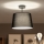 Brilagi - LED opbouwlamp CERIA 1xE27/60W/230V Ø 30 cm zwart