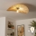 Brilagi - LED opbouwlamp CERIA BOHO 1xE27/40W/230V Ø 60 cm raffia/eik