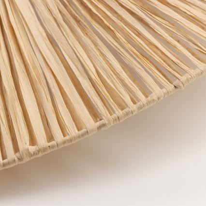 Brilagi - LED opbouwlamp CERIA BOHO 1xE27/40W/230V Ø 60 cm raffia/eik