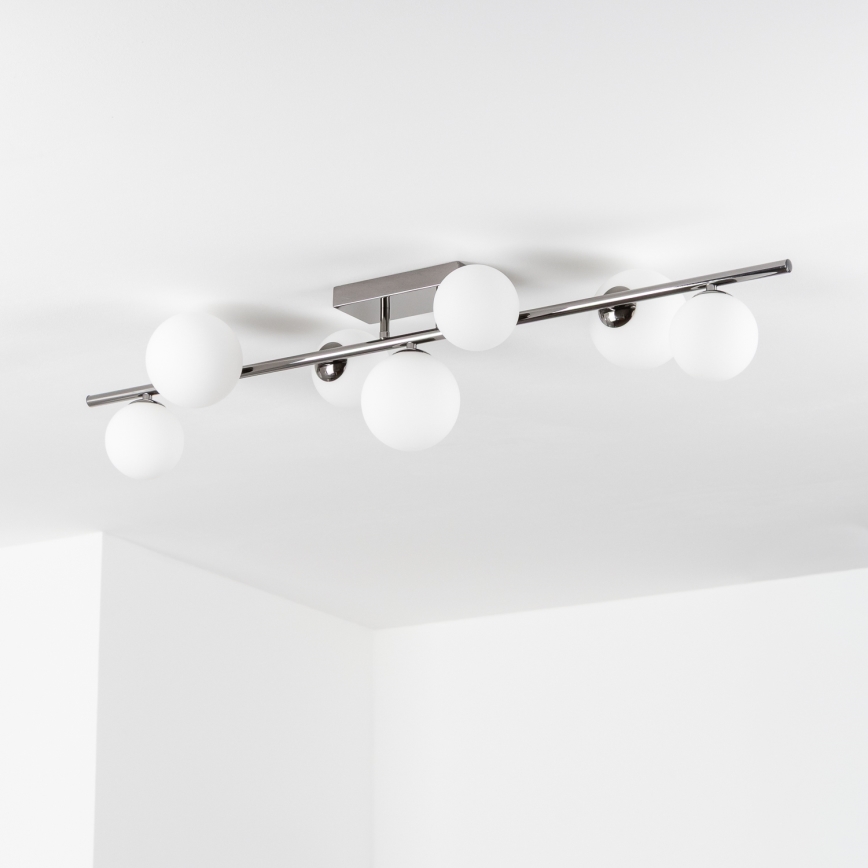 Brilagi - LED opbouwlamp MILLA 7xG9/3W/230V zwart chroom/wit