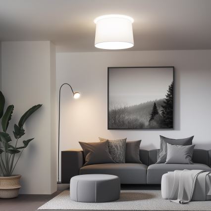 Brilagi - LED opbouwplafondlamp CERIA 1xE27/40W/230V Ø 45 cm wit