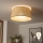 Brilagi - LED-opbouwplafondlamp CERIA 1xE27/40W/230V Ø 50 cm beige