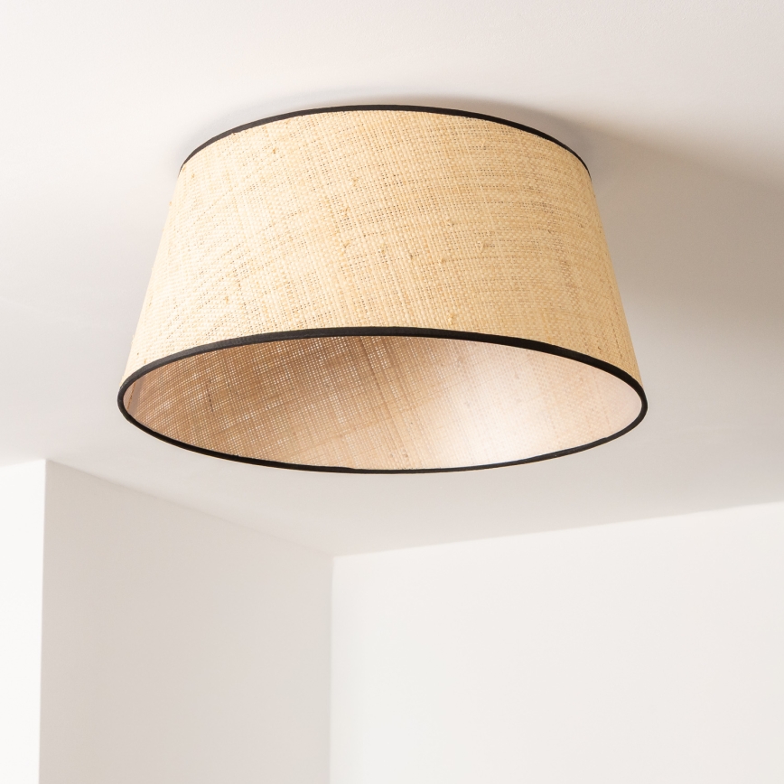 Brilagi - LED-opbouwplafondlamp CERIA 1xE27/40W/230V Ø 50 cm beige