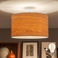 Brilagi - LED opbouwplafondlamp CERIA 1xE27/60W/230V Ø 45 cm wit/beige