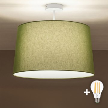 Brilagi - LED opbouwplafondlamp CERIA 1xE27/60W/230V Ø 45 cm wit/groen