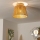Brilagi - LED opbouwplafondlamp CERIA BOHO 1xE27/40W/230V Ø 28 cm bruin/eiken
