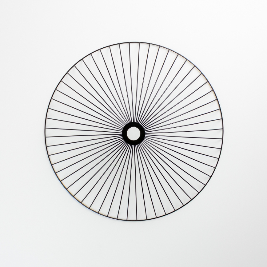 Brilagi - LED opbouwplafondlamp CERIA WIRE 1xE27/40W/230V Ø 60 cm zwart/eik