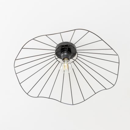 Brilagi - LED opbouwplafondlamp CERIA WIRE 1xE27/40W/230V Ø 60 cm zwart