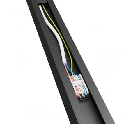 Brilagi - LED opbouwplafondlamp FULLDAY LED/10/15/20W/230V 2700/4000/6000K 60 cm zwart