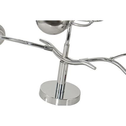 Brilagi - LED opbouwplafondlamp MISTEL 9xG9/3W/230V zwart chroom/gerookt