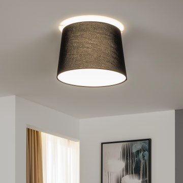 Brilagi - LED opbouwplafonnière CERIA 1x E27/40W/230V Ø 30 cm zwart