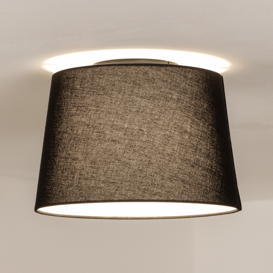 Brilagi - LED opbouwplafonnière CERIA 1x E27/40W/230V Ø 30 cm zwart