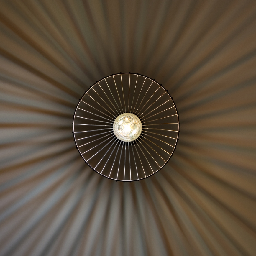 Brilagi - LED-pendellamp CERIA WIRE 1x E27/40W/230V Ø 30 cm zwart