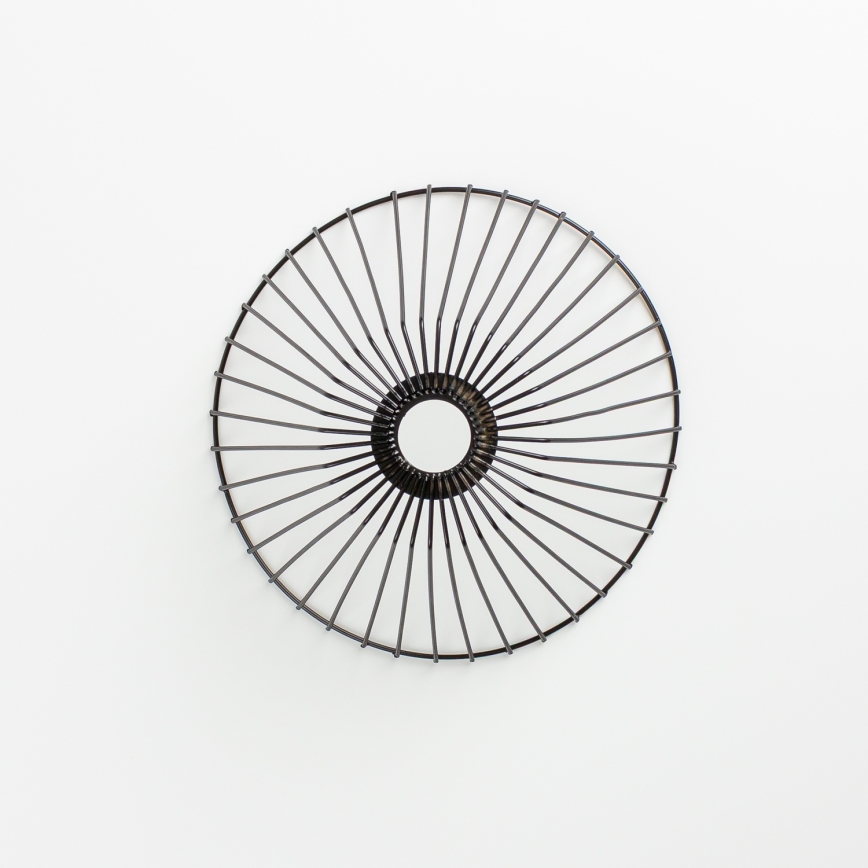 Brilagi - LED-pendellamp CERIA WIRE 1x E27/40W/230V Ø 30 cm zwart