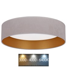 Brilagi - LED Plafond Lamp VELVET LED/24W/230V 3000/4000/6400K crème/goud