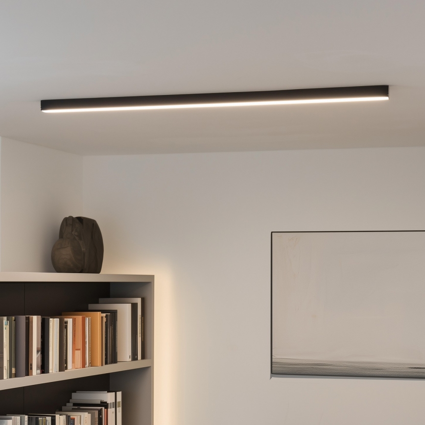 Brilagi - LED opbouwplafondlamp FULLDAY LED/30/40/50W/230V 2700/4000/6000K 150 cm zwart