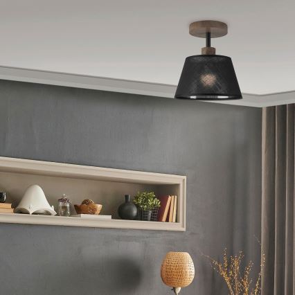 Brilagi - LED Opbouwlamp ANTHONY 1xE14/60W/230V eiken walnoot/zwart