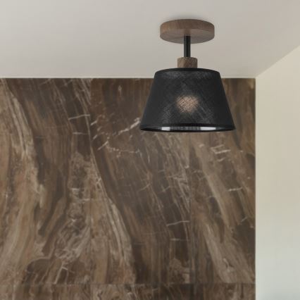 Brilagi - LED Opbouwlamp ANTHONY 1xE14/60W/230V eiken walnoot/zwart